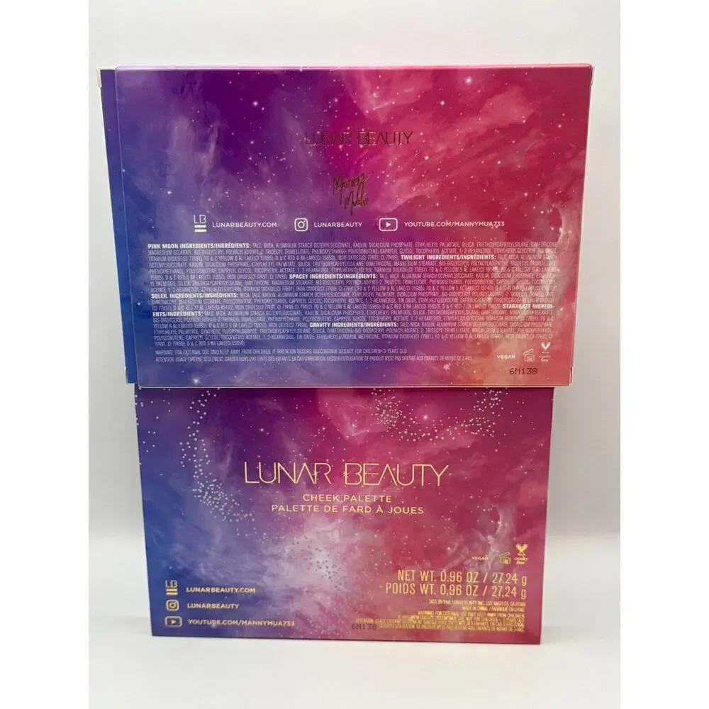 Lunar Beauty Moon Prism Blush Cheek‎ Palette BNIB